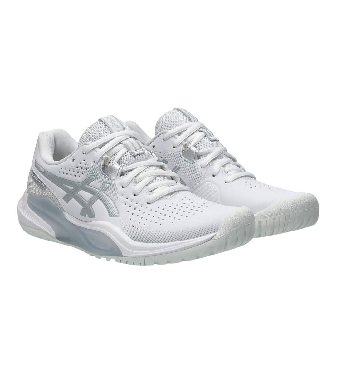 Chaussures De Tennis Challenger Femme Blanc Argenté Asics-1