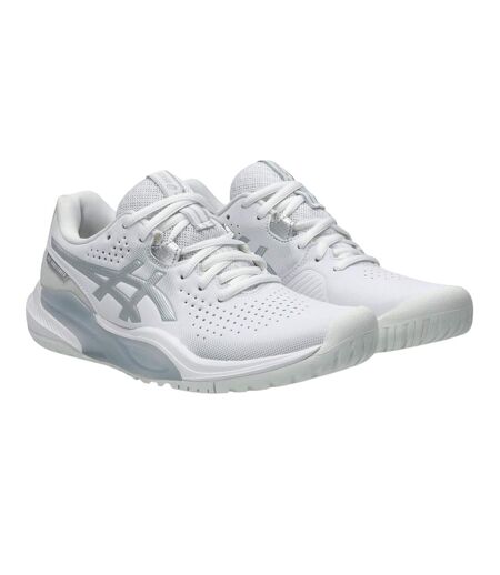 Chaussures De Tennis Challenger Femme Blanc Argenté Asics