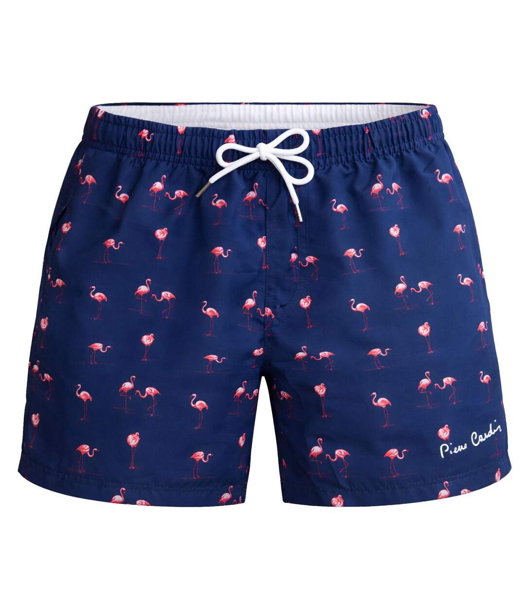 Boardshort homme avec ceinture tout élastiquée Basic Pierre Cardin-1