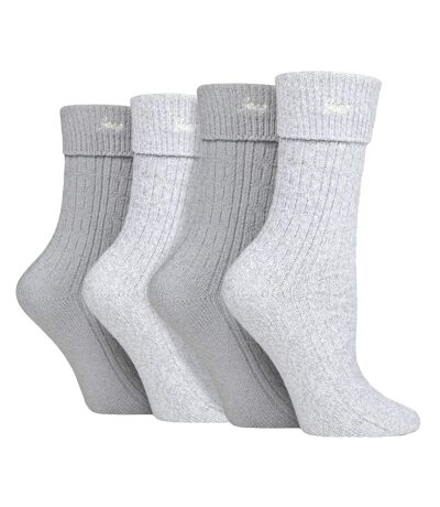 Paquet de 4 chaussettes de randonnée super douces pour bottes de marche