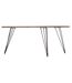 Table basse design industriel Neile - L. 112 x H. 40 cm - Noir-2