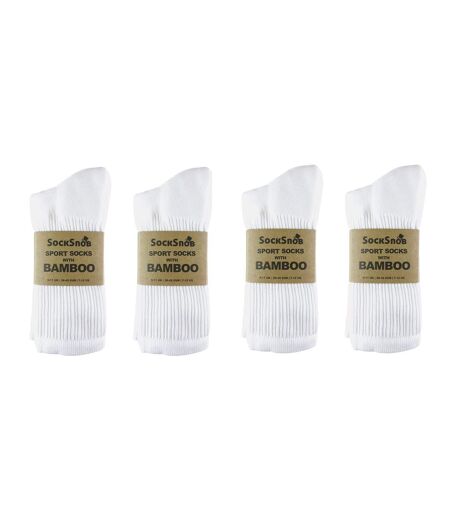 Mens 24 Pairs Bamboo Cotton Sports Socks