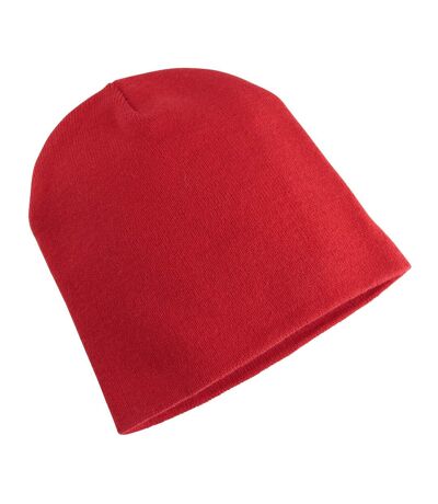 Yupoong Flexfit Unisex Heavyweight Standard Beanie Winter Hat (Red)