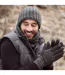 Mens Fleece Lined Thermal Hat & Gloves Neckwarmer Set for Winter-5