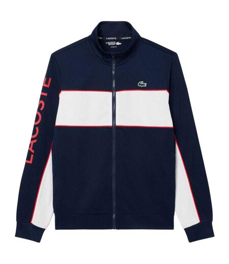 Veste Tennis Motif/style Logo Imprimé Homme Bleu Marine Blanc Lacoste