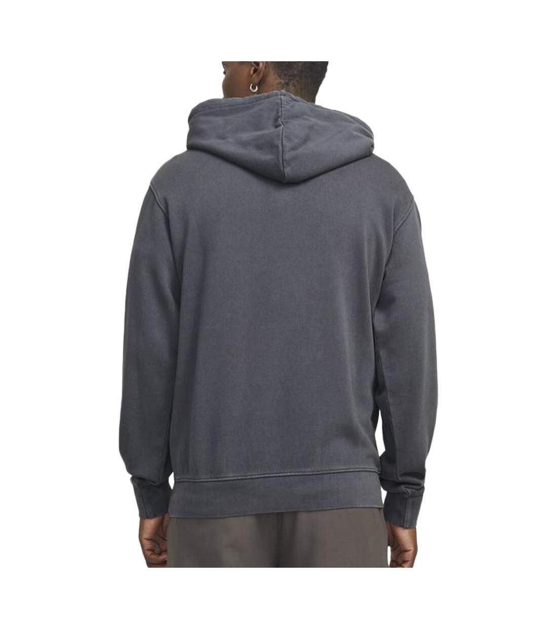 Sweat gris homme jack & jones charge faded-2