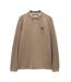 Polo Manches Longues Homme Beige Weekend Offender-1