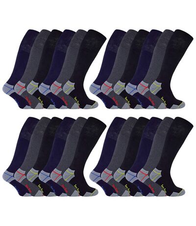 24 Pairs Mens Durable Knee High Work Socks