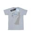 Disney Womens/Ladies Frozen Elsa Christmas Silhouette Cotton Boyfriend T-Shirt (Gris sportif) - UTBI24670-1