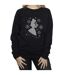 Disney Princess - Sweat BELLE WINTER SILHOUETTE - Femme (Noir) - UTBI10244-3