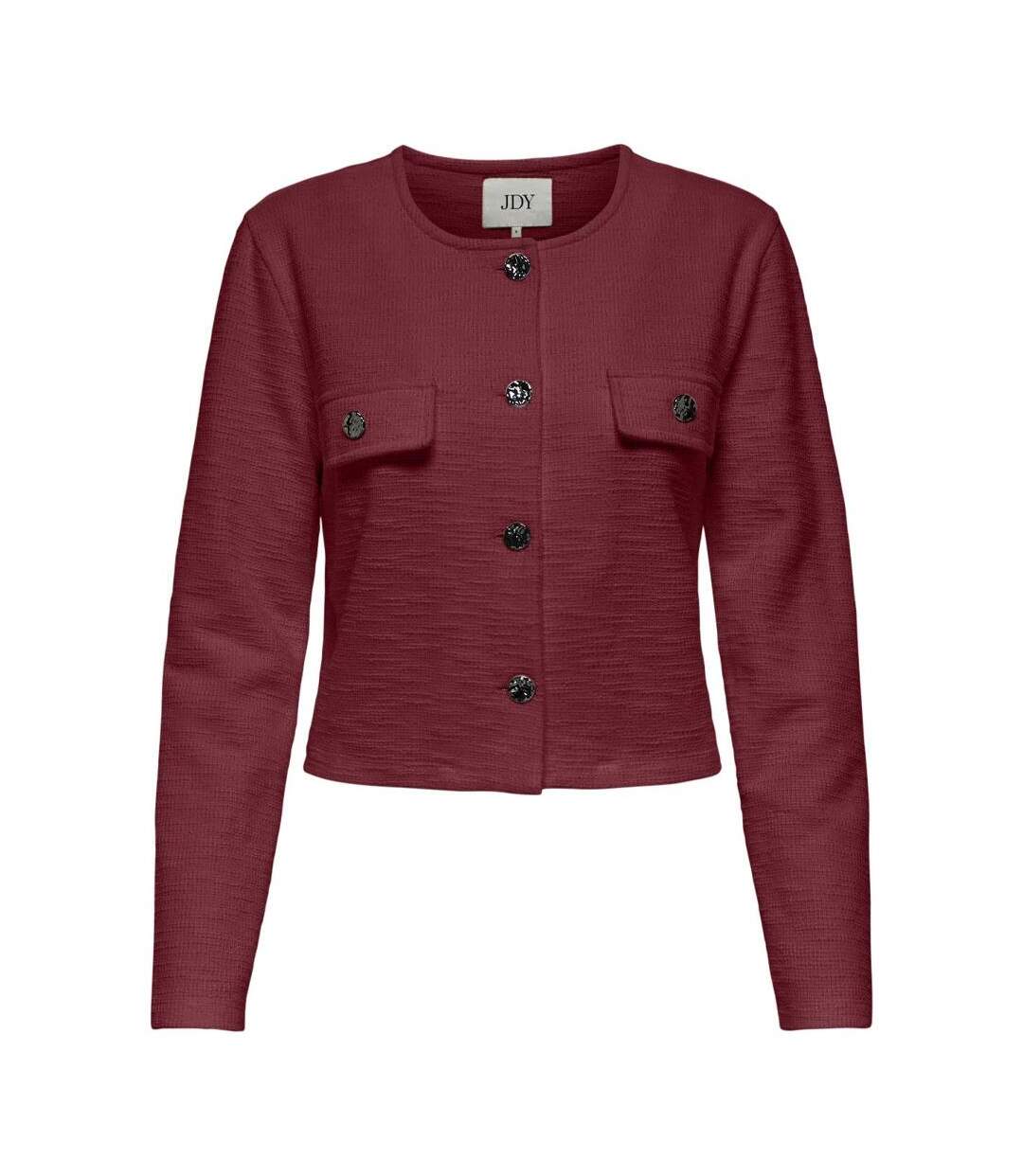 Blazer bordeaux femme jdy ally - l-1
