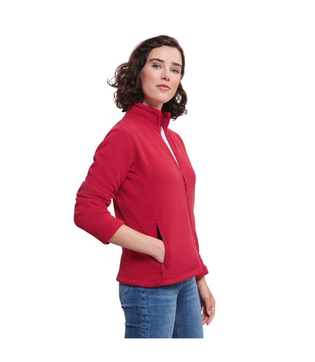 Veste Polaire Extérieur Femme Rouge Classique Russell-1