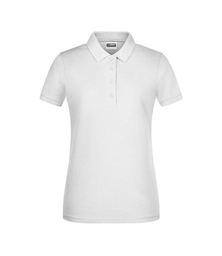 Polo Basic Femme Blanc James And Nicholson