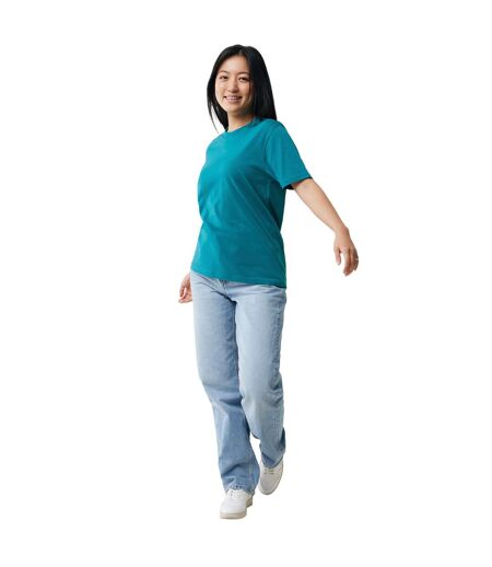 Unisex adult sierra recycled cotton lightweight t-shirt verdigris Iqoniq