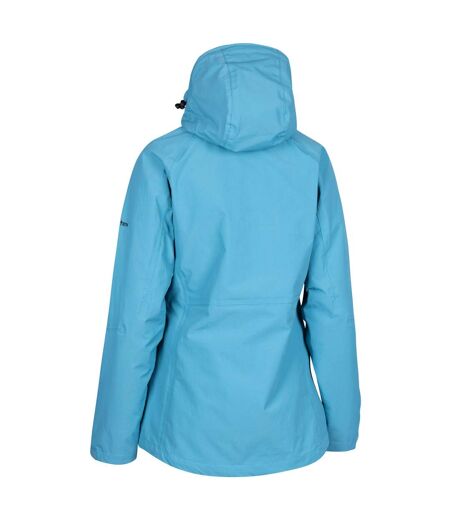 Womens/ladies Tilbury Tp75 Waterproof Jacket Storm Blue Trespass