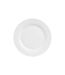 Lot de 6 Assiettes à Dessert Ronde 20cm Blanc-1