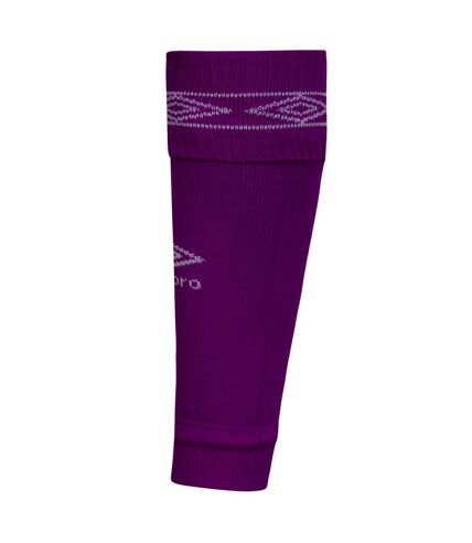 Umbro Mens Diamond Leg Sleeves (Purple Cactus/White)