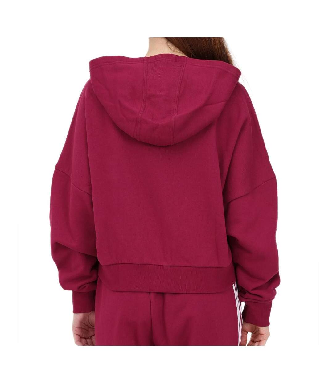 Sweat Zippé Rose Femme Adidas Hoodie - 34