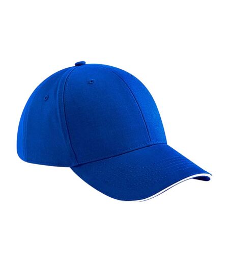 Athleisure 6 Panel Cap Bright Royal Blue White Beechfield