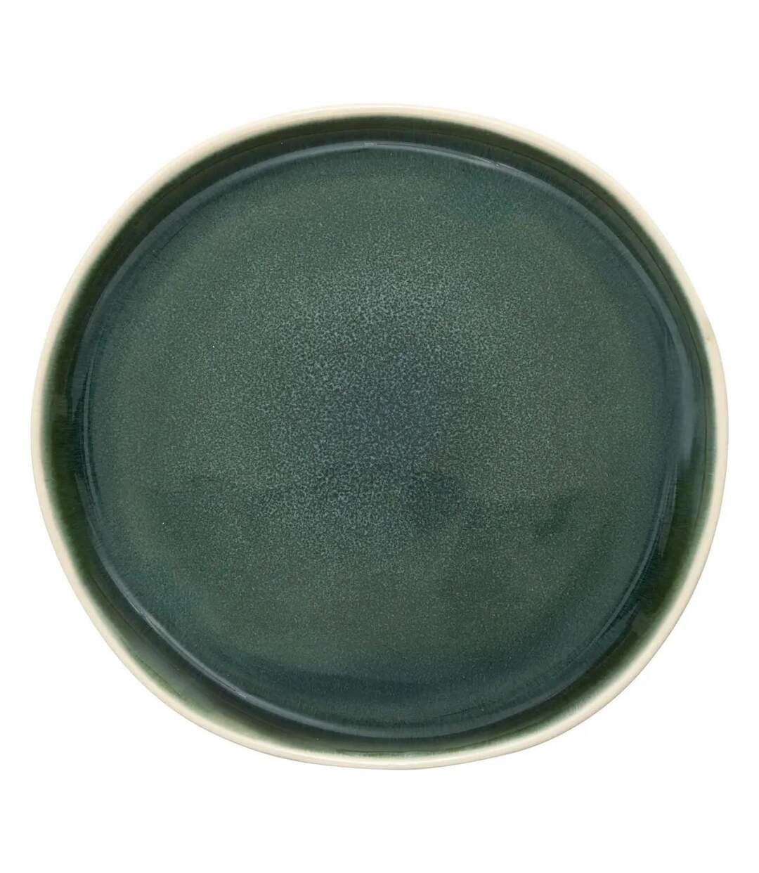 Lot de 6 Assiettes à Dessert en Faïence Wonja 21cm Vert-1