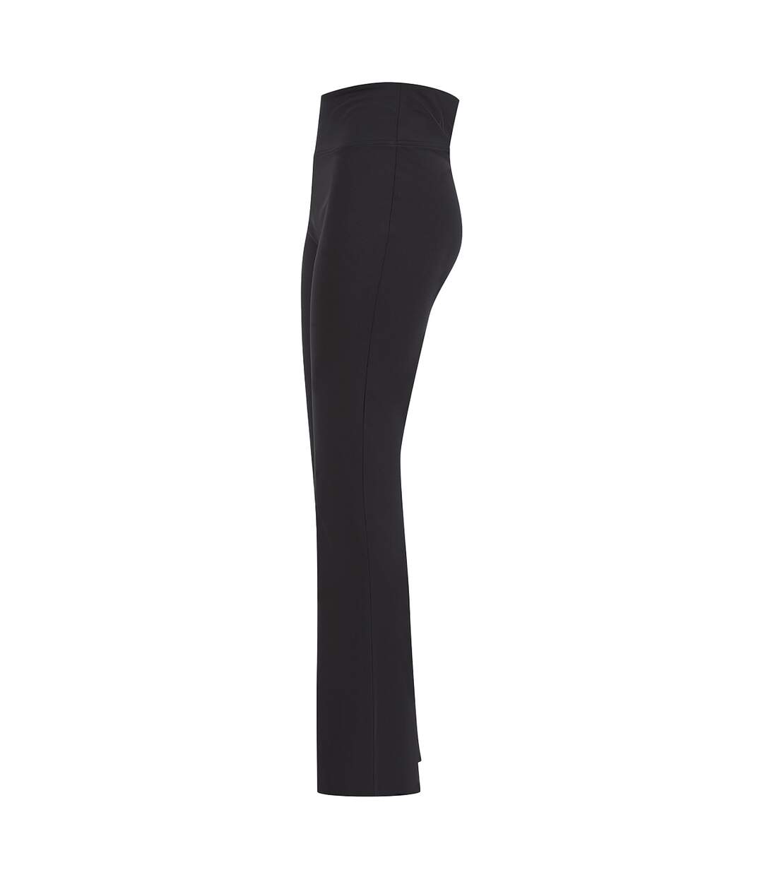 Womens/ladies flared leggings black SF-3