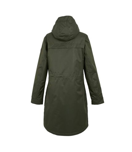 Veste imperméable romine femme kaki foncé / noir Regatta