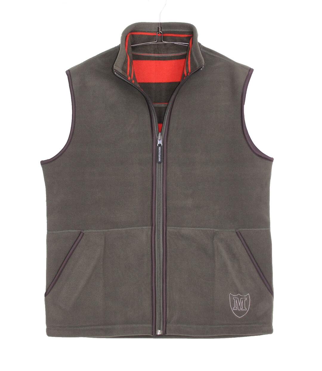 Gilet en polaire contre collé reversible 125141U001 - MD