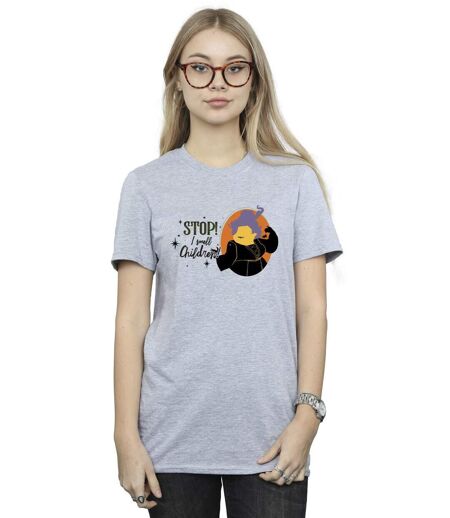 Disney - T-shirt HOCUS POCUS STOP MARY - Femme (Gris chiné) - UTBI20228