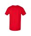 T-shirt Basic Homme Rouge Vif Build Your Brand-2