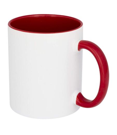 Bullet Pix Sublimation Color Pop Ceramic Mug (Red) (One Size) - UTPF2157