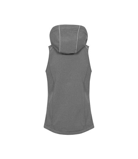 Veste Sans Manches Femme Gris Chiné Promodoro