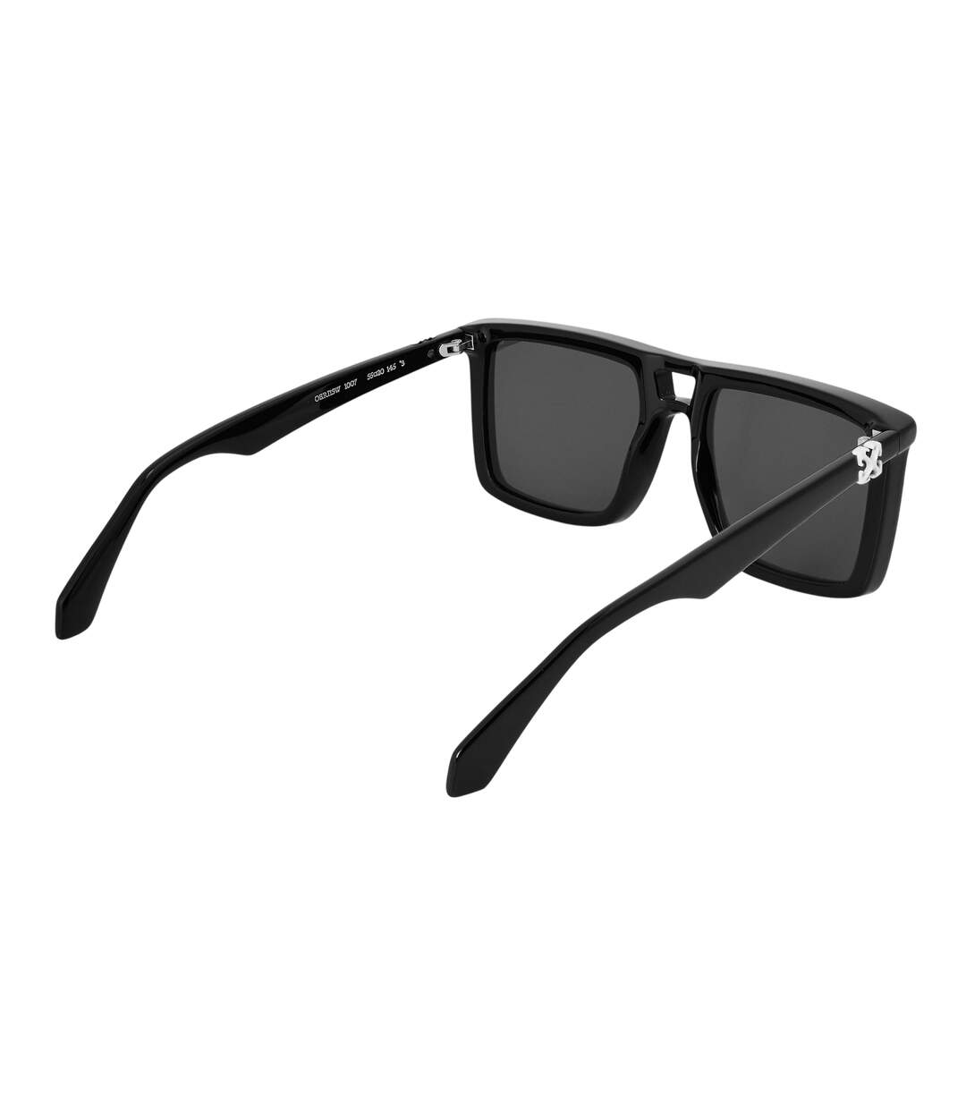 Unisex Adult Stratford Sunglasses One Size Black Dark Grey Off White-2
