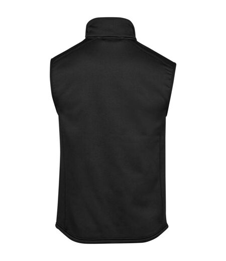 Tee Jays Mens Fleece Stretch Body Warmer (Black)