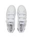 Mens 3 Touch Fastening Strap Trainers White Navy Slazenger-4