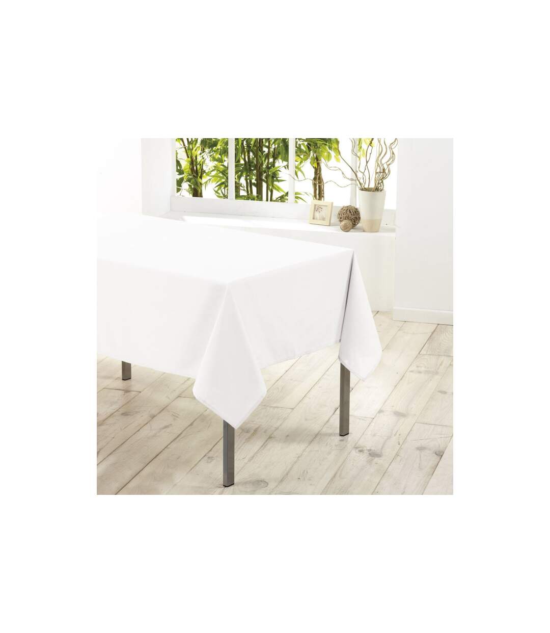 Nappe Antitache Essentiel 140x250cm Blanc-1