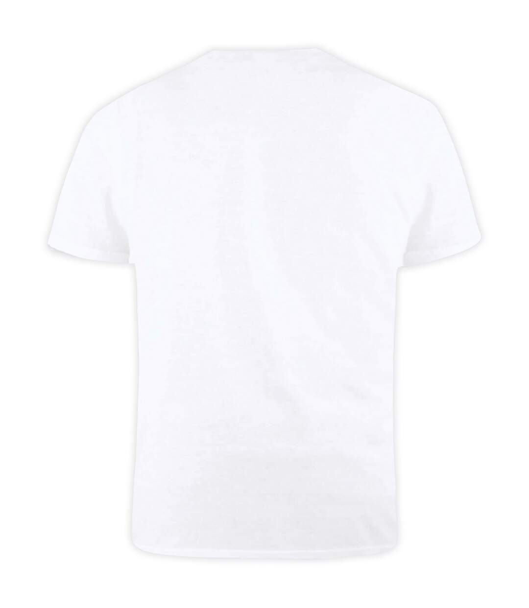 T-shirt D555 Signature Homme Blanc Duke-3