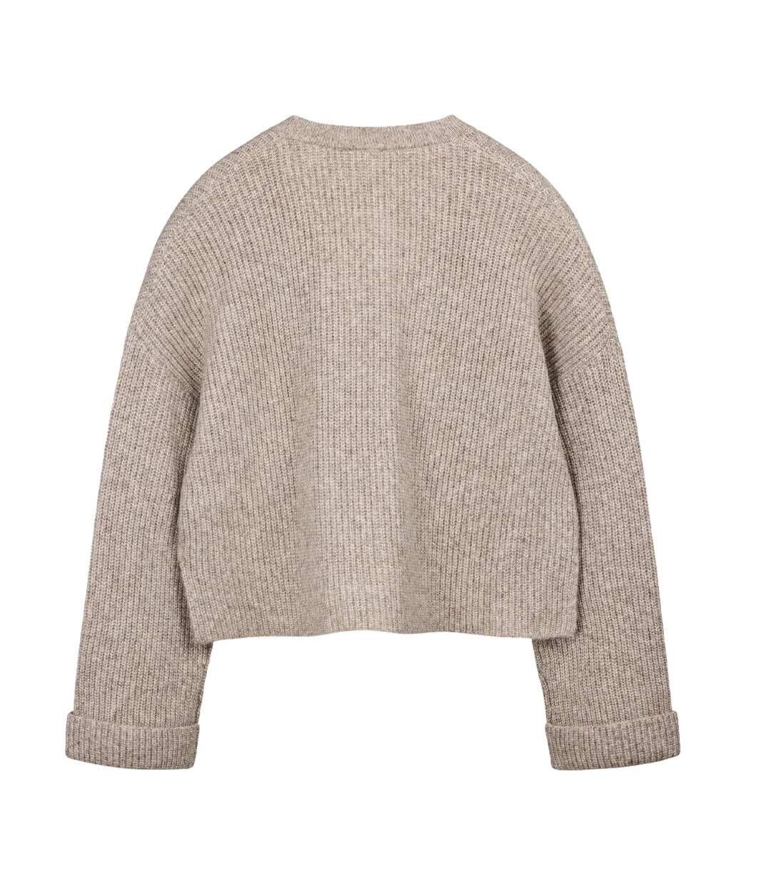 Gilet taupe femme teddy smith gava-2
