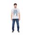 Mens Squarelarge T-shirt Light Blue Duck And Cover-1