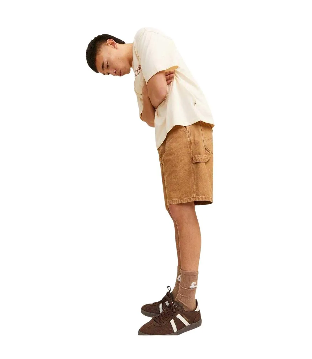 Short À Poches Homme Marron Clair Jack And Jones-4