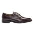 Mens Colby Leather Derby Shoes Dark Brown Boss-1