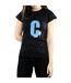 Disney Femme/Les femmes Alphabet C Is For Cinderella - T-shirt en coton (Noir) - UTBI36955-3