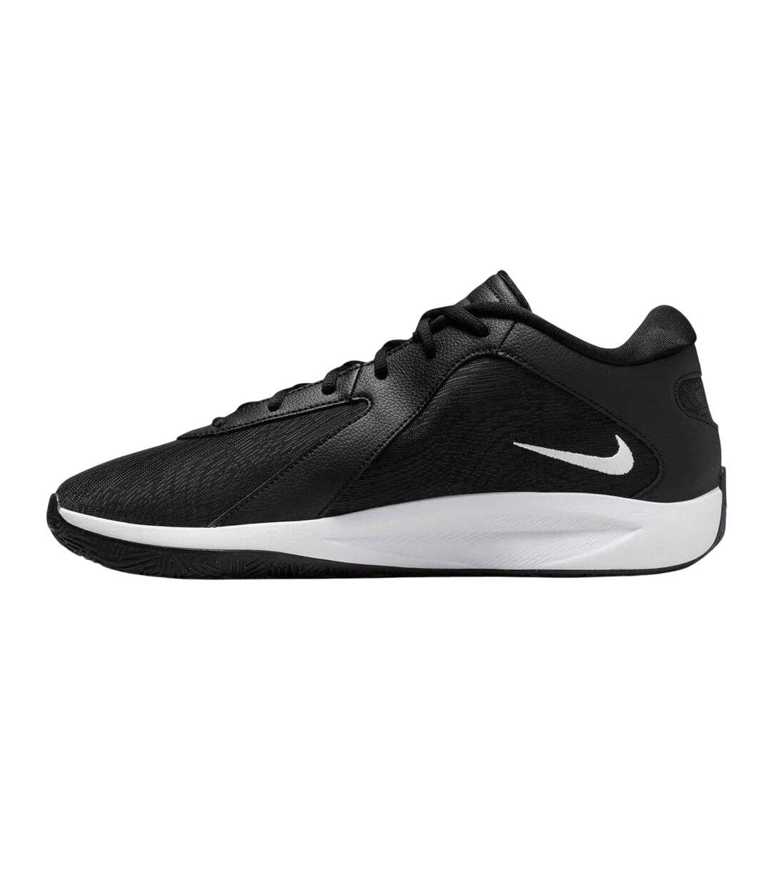 Mens Giannis Freak 6 Swoosh Basketball Shoes Black Silver Nike-3