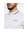 Crosshatch Mens Mellowfare Polo Shirt (Grey Marl)