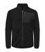 Mens Cascade Sherpa Fleece Jacket Black Cutter & Buck-1