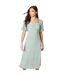 Robe mi-longue femme vert Dorothy Perkins-1