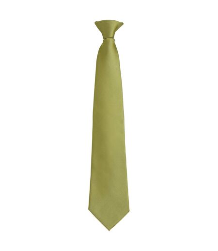 Premier Unisex Adult Colours Fashion Plain Clip-On Tie (Grass Green) (One Size) - UTPC6753