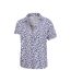 Womens/ladies valleta floral short-sleeved shirt grey Mountain Warehouse-3