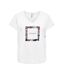 T-Shirt blanc femme only mally life loose-1