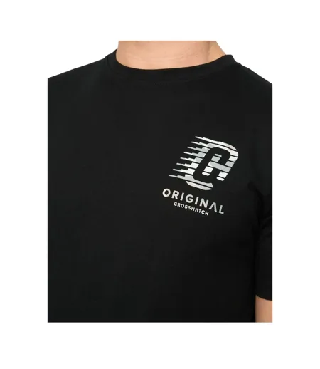 Mens Winchamp T-shirt Black Crosshatch