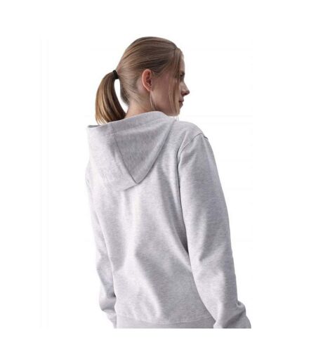 Womens/ladies Wmm00tswsf1467 Full Zip Hoodie Cool Light Grey Melange 4F